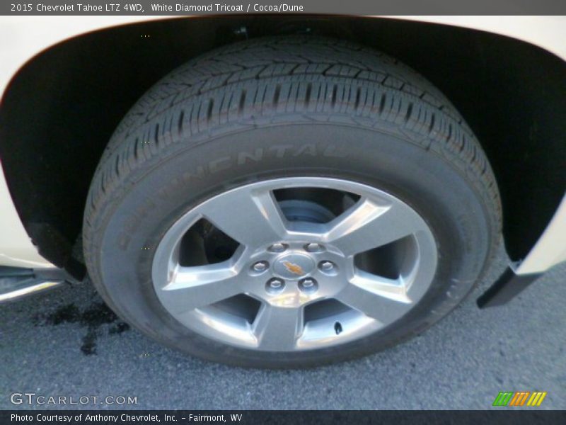 White Diamond Tricoat / Cocoa/Dune 2015 Chevrolet Tahoe LTZ 4WD