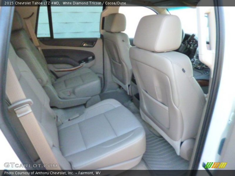 White Diamond Tricoat / Cocoa/Dune 2015 Chevrolet Tahoe LTZ 4WD