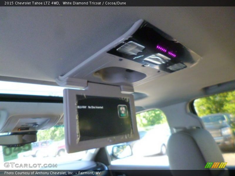 White Diamond Tricoat / Cocoa/Dune 2015 Chevrolet Tahoe LTZ 4WD