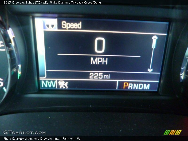 White Diamond Tricoat / Cocoa/Dune 2015 Chevrolet Tahoe LTZ 4WD