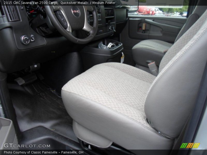  2015 Savana Van 2500 Cargo Medium Pewter Interior