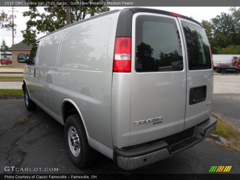 Quicksilver Metallic / Medium Pewter 2015 GMC Savana Van 2500 Cargo