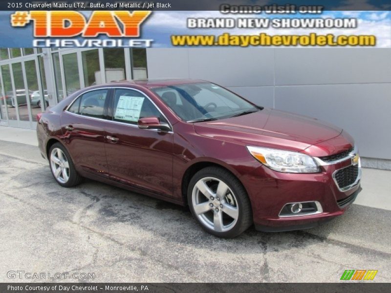 Butte Red Metallic / Jet Black 2015 Chevrolet Malibu LTZ