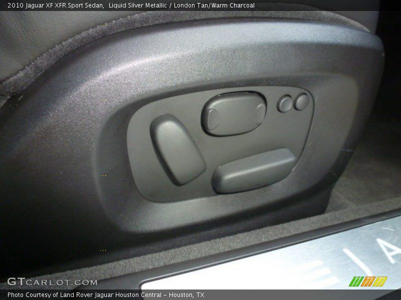 Liquid Silver Metallic / London Tan/Warm Charcoal 2010 Jaguar XF XFR Sport Sedan