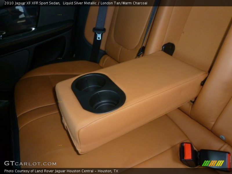 Liquid Silver Metallic / London Tan/Warm Charcoal 2010 Jaguar XF XFR Sport Sedan
