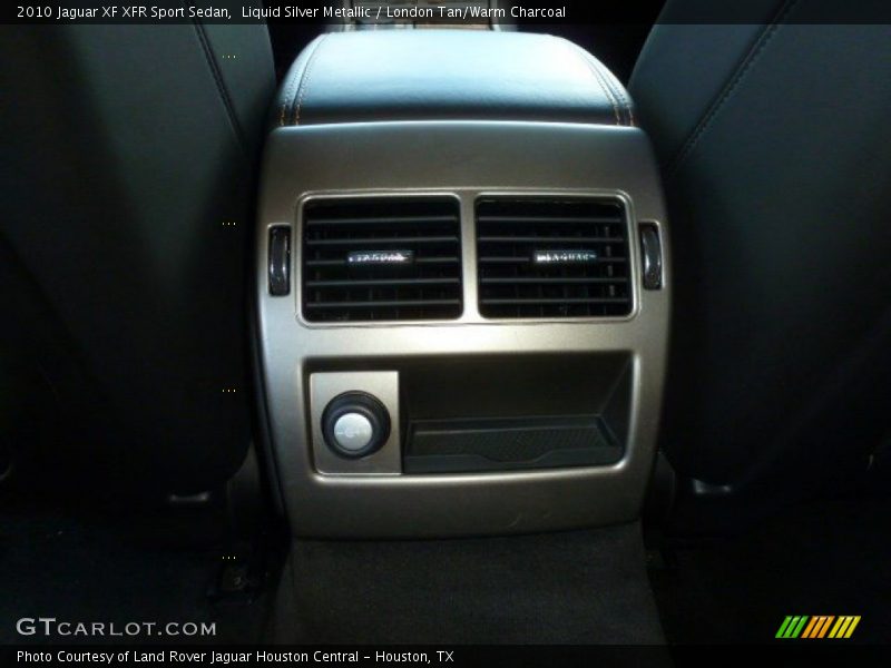 Liquid Silver Metallic / London Tan/Warm Charcoal 2010 Jaguar XF XFR Sport Sedan