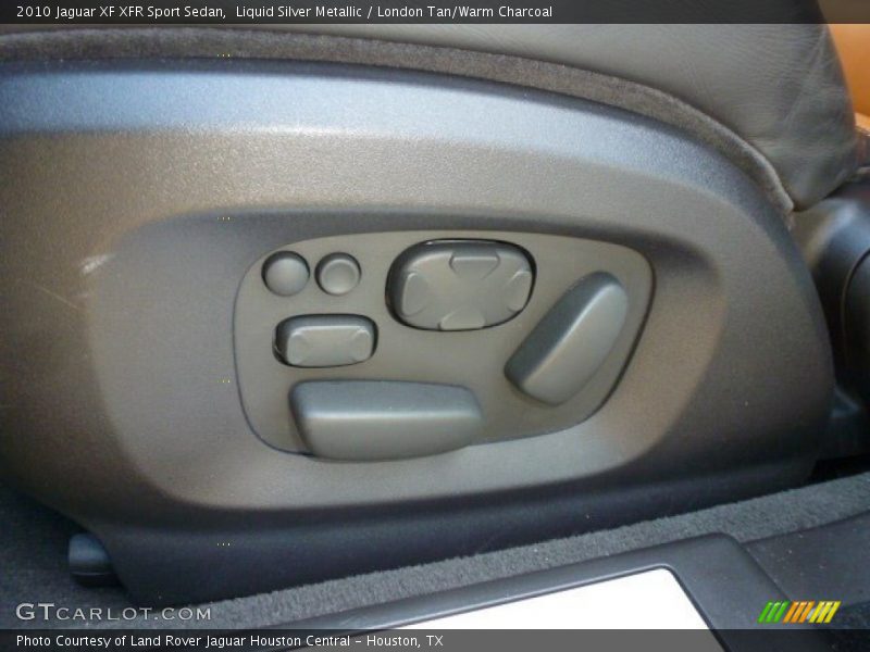 Liquid Silver Metallic / London Tan/Warm Charcoal 2010 Jaguar XF XFR Sport Sedan