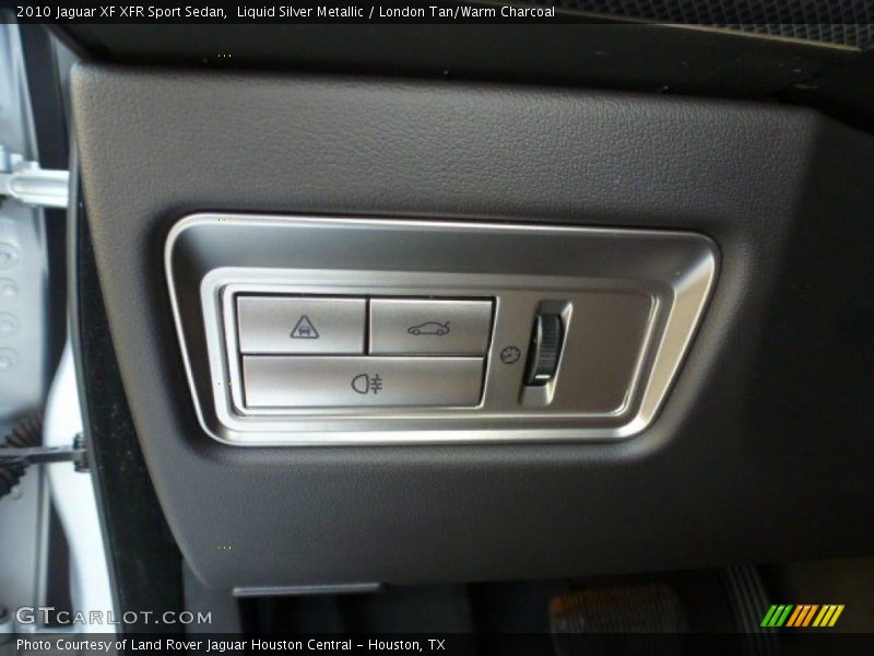Liquid Silver Metallic / London Tan/Warm Charcoal 2010 Jaguar XF XFR Sport Sedan