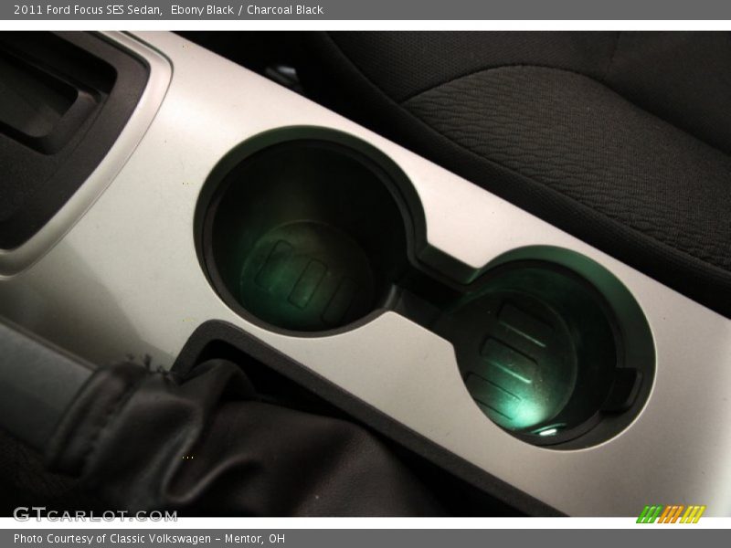 Ebony Black / Charcoal Black 2011 Ford Focus SES Sedan