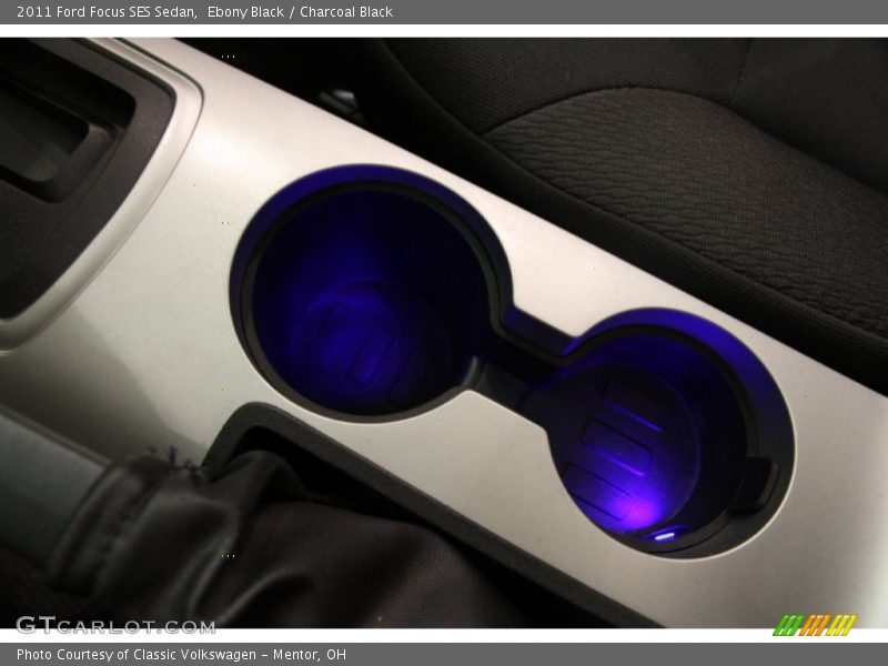 Ebony Black / Charcoal Black 2011 Ford Focus SES Sedan