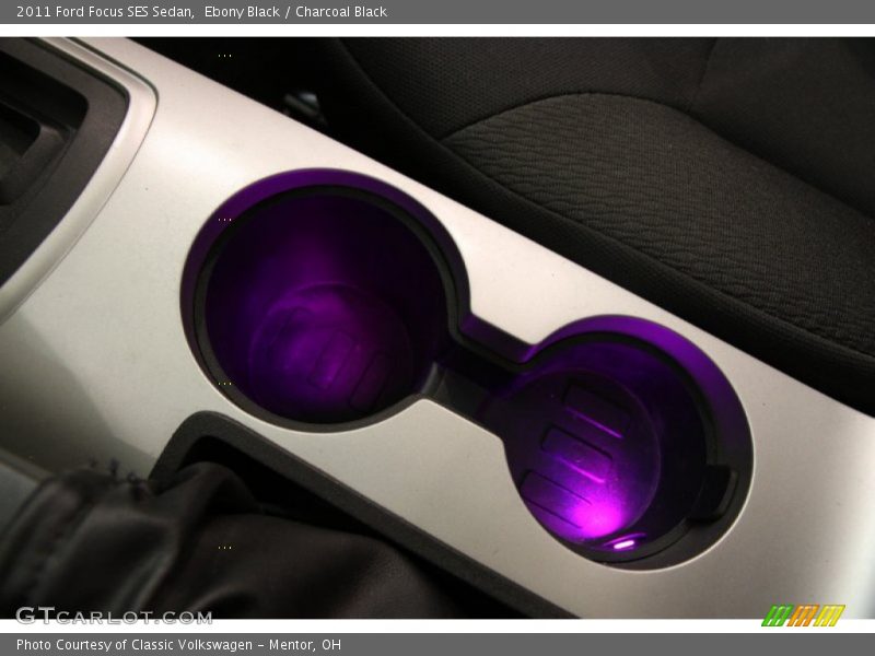 Ebony Black / Charcoal Black 2011 Ford Focus SES Sedan