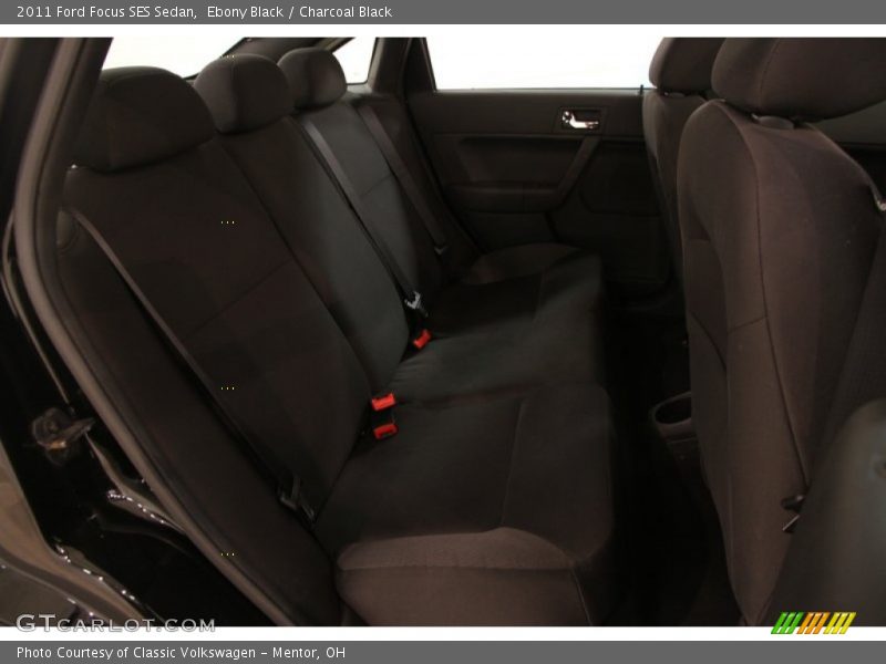 Ebony Black / Charcoal Black 2011 Ford Focus SES Sedan