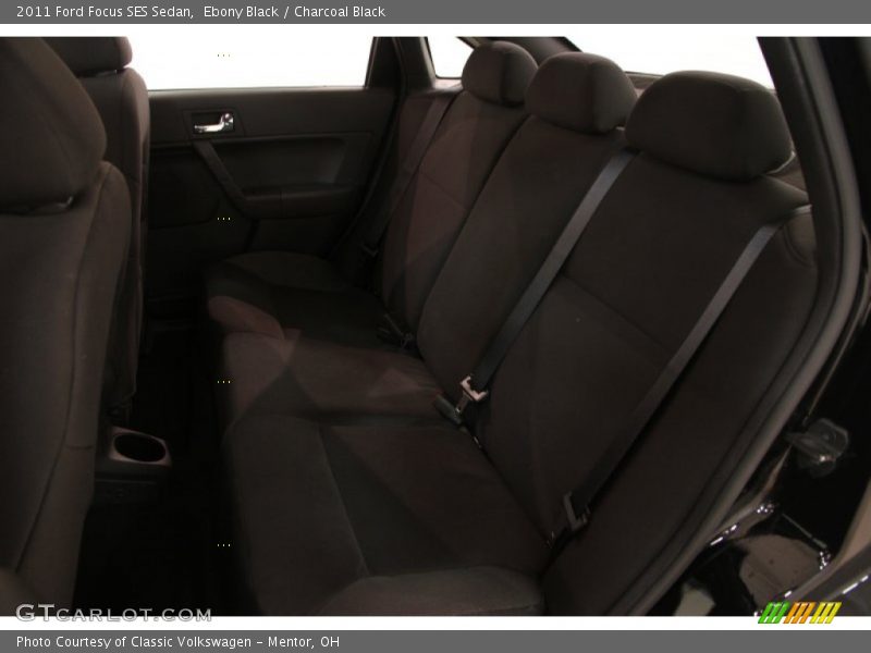 Ebony Black / Charcoal Black 2011 Ford Focus SES Sedan