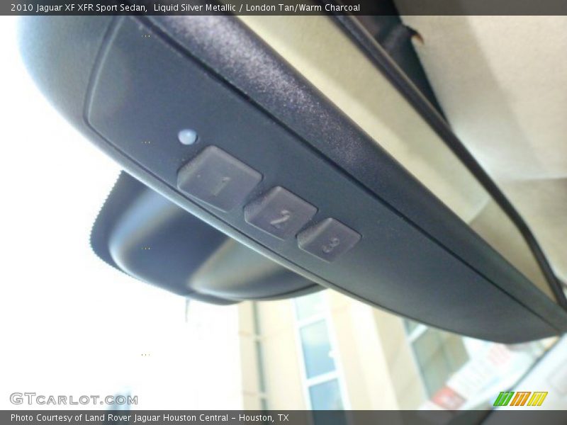 Liquid Silver Metallic / London Tan/Warm Charcoal 2010 Jaguar XF XFR Sport Sedan