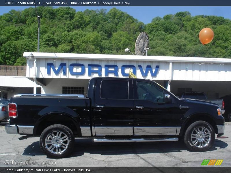 Black Clearcoat / Ebony/Dove Grey 2007 Lincoln Mark LT SuperCrew 4x4