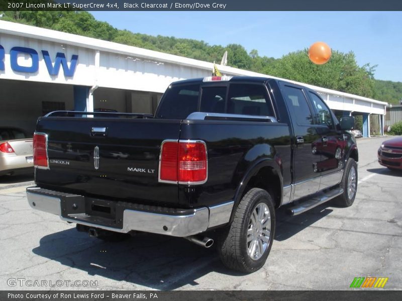 Black Clearcoat / Ebony/Dove Grey 2007 Lincoln Mark LT SuperCrew 4x4