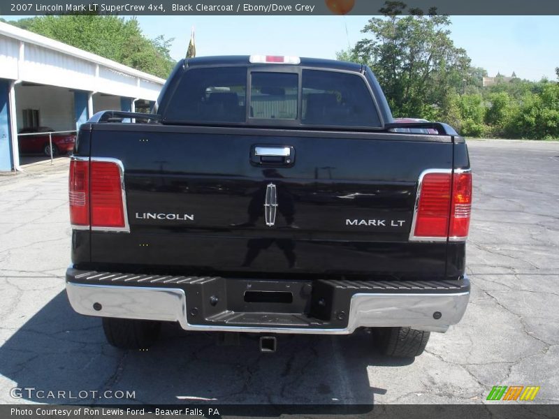 Black Clearcoat / Ebony/Dove Grey 2007 Lincoln Mark LT SuperCrew 4x4