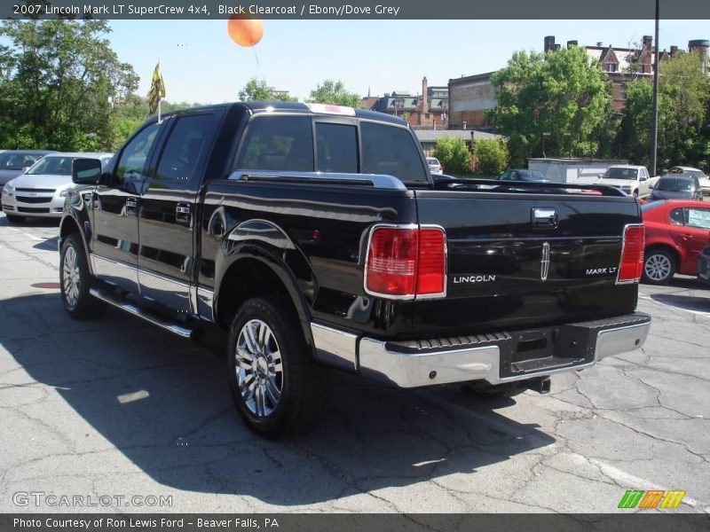 Black Clearcoat / Ebony/Dove Grey 2007 Lincoln Mark LT SuperCrew 4x4