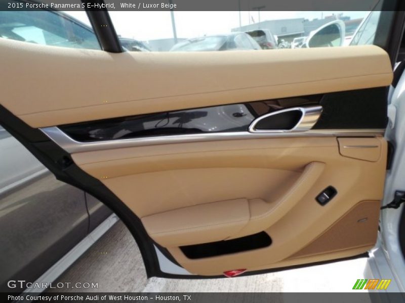White / Luxor Beige 2015 Porsche Panamera S E-Hybrid
