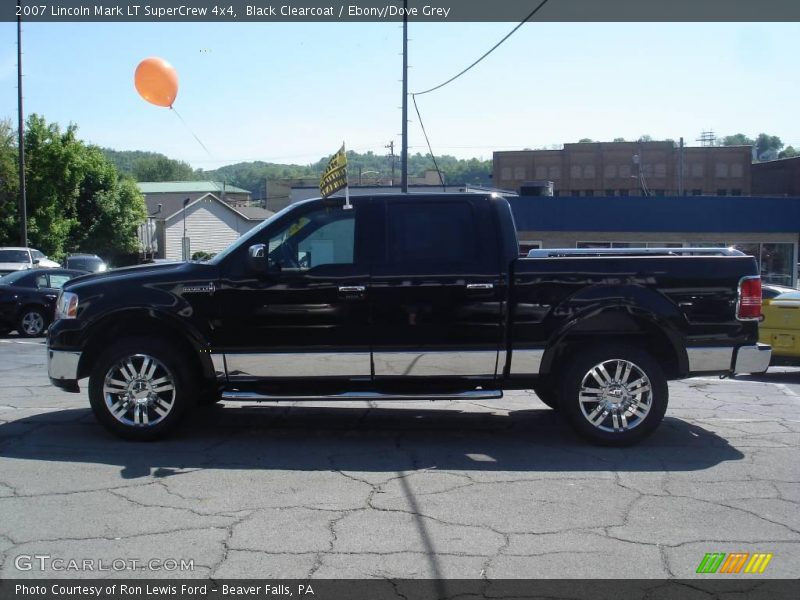 Black Clearcoat / Ebony/Dove Grey 2007 Lincoln Mark LT SuperCrew 4x4