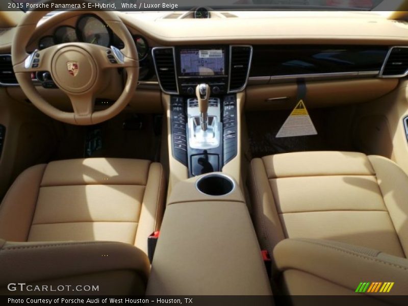 White / Luxor Beige 2015 Porsche Panamera S E-Hybrid