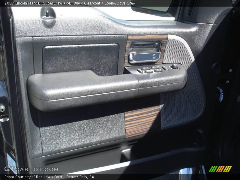 Black Clearcoat / Ebony/Dove Grey 2007 Lincoln Mark LT SuperCrew 4x4
