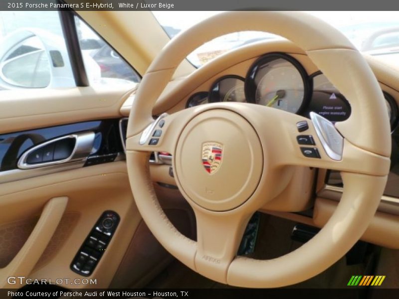 White / Luxor Beige 2015 Porsche Panamera S E-Hybrid