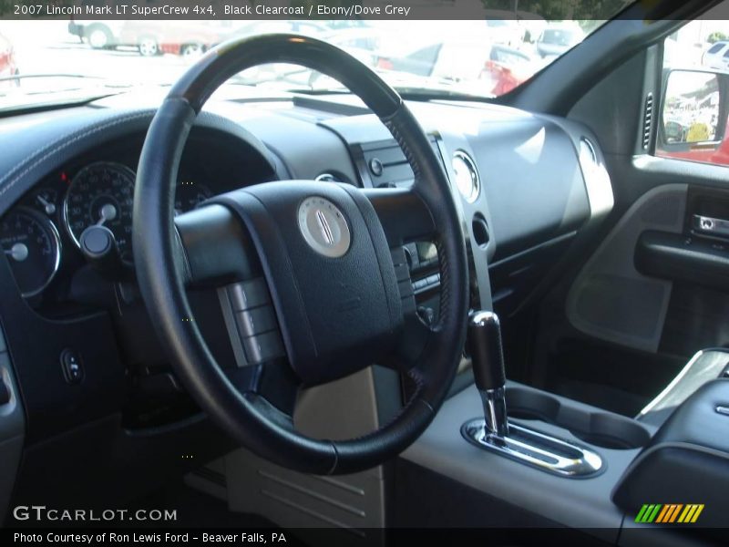 Black Clearcoat / Ebony/Dove Grey 2007 Lincoln Mark LT SuperCrew 4x4