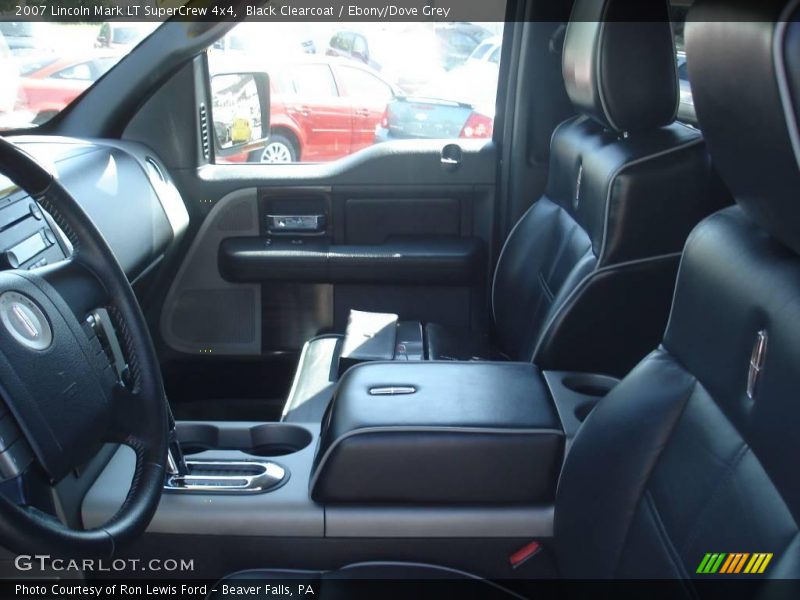 Black Clearcoat / Ebony/Dove Grey 2007 Lincoln Mark LT SuperCrew 4x4
