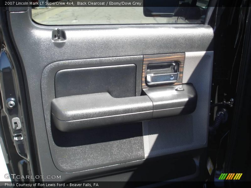 Black Clearcoat / Ebony/Dove Grey 2007 Lincoln Mark LT SuperCrew 4x4