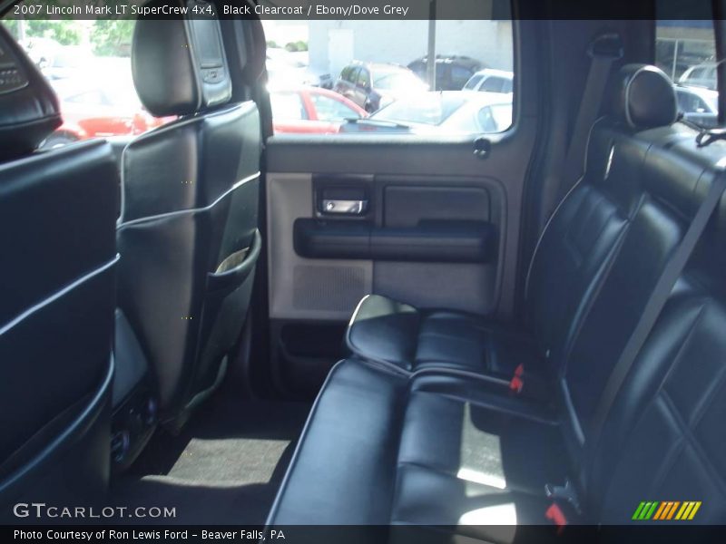 Black Clearcoat / Ebony/Dove Grey 2007 Lincoln Mark LT SuperCrew 4x4