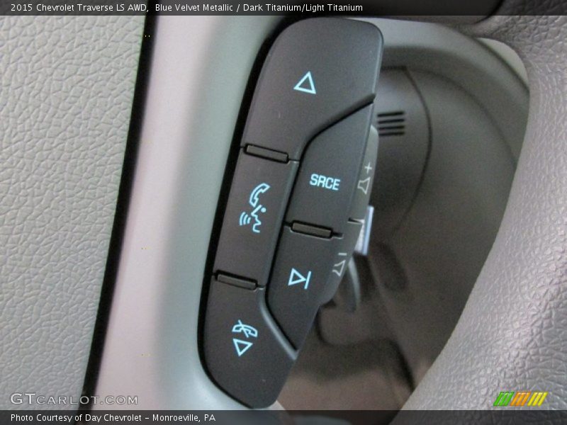 Blue Velvet Metallic / Dark Titanium/Light Titanium 2015 Chevrolet Traverse LS AWD