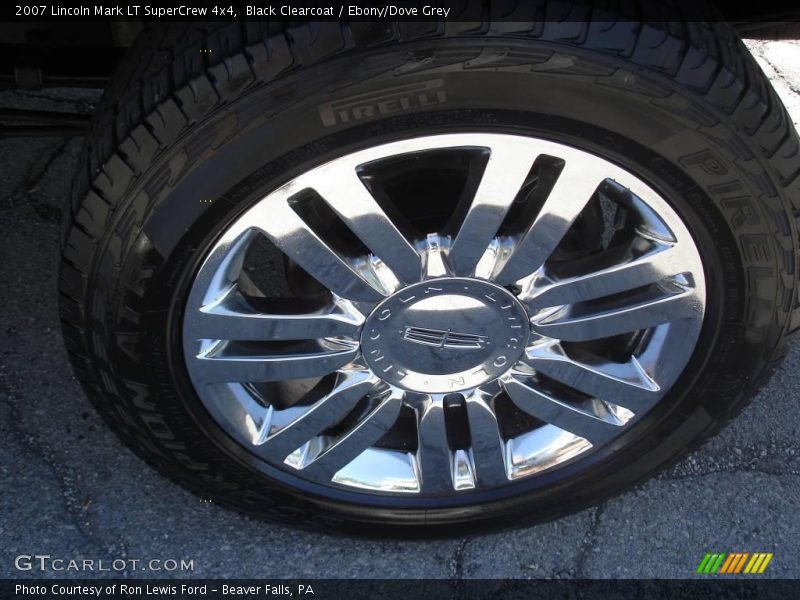 Black Clearcoat / Ebony/Dove Grey 2007 Lincoln Mark LT SuperCrew 4x4