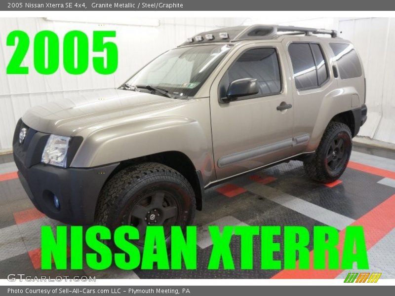 Granite Metallic / Steel/Graphite 2005 Nissan Xterra SE 4x4