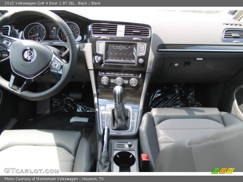 Black / Black 2015 Volkswagen Golf 4 Door 1.8T SEL