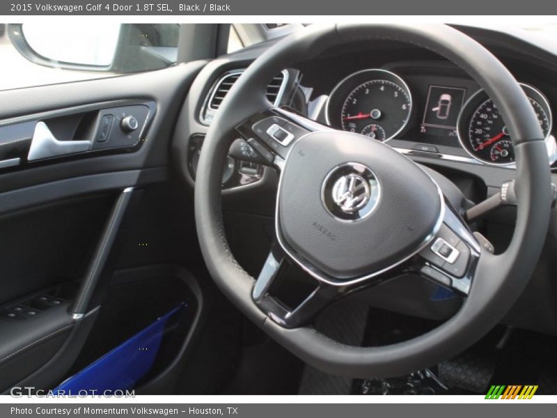 Black / Black 2015 Volkswagen Golf 4 Door 1.8T SEL