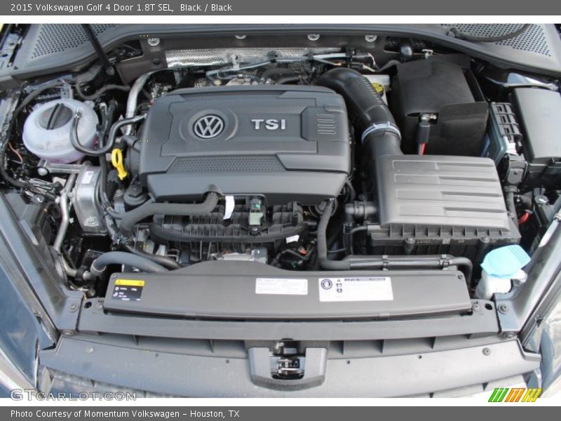 Black / Black 2015 Volkswagen Golf 4 Door 1.8T SEL
