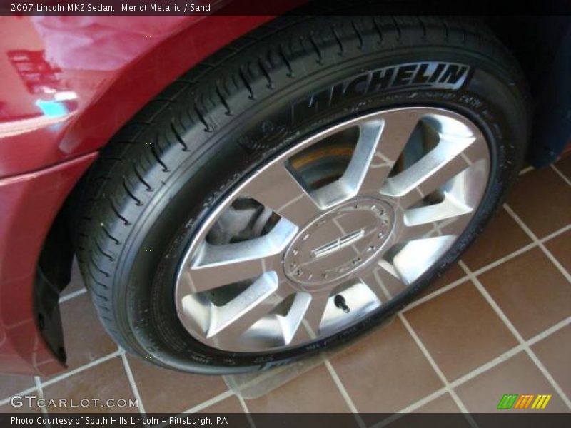 Merlot Metallic / Sand 2007 Lincoln MKZ Sedan