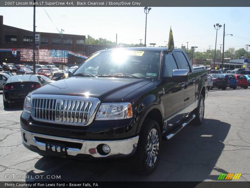 Black Clearcoat / Ebony/Dove Grey 2007 Lincoln Mark LT SuperCrew 4x4