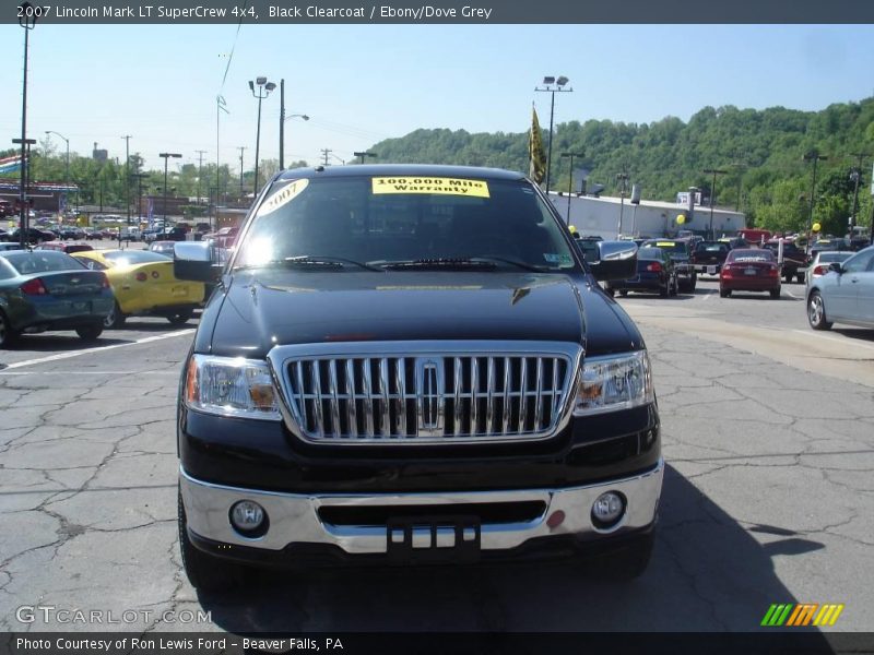 Black Clearcoat / Ebony/Dove Grey 2007 Lincoln Mark LT SuperCrew 4x4