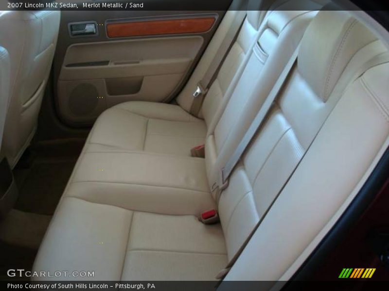 Merlot Metallic / Sand 2007 Lincoln MKZ Sedan