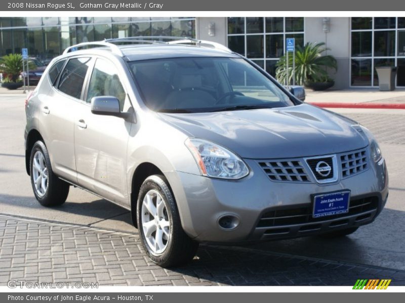 Gotham Gray Metallic / Gray 2008 Nissan Rogue SL
