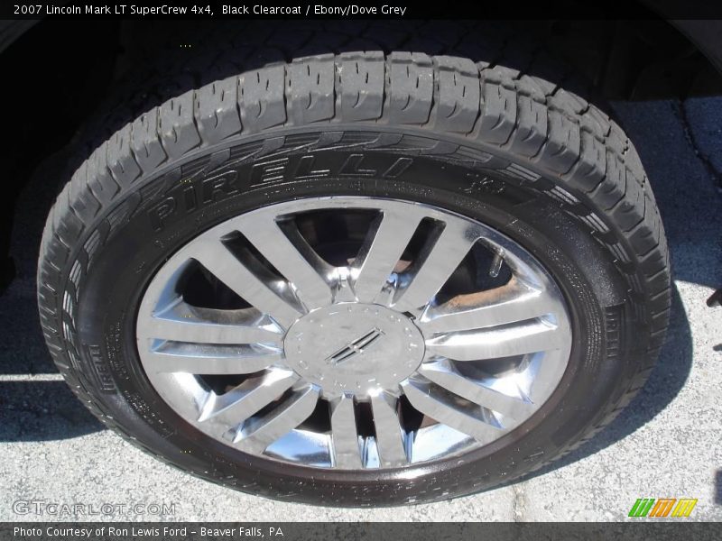 Black Clearcoat / Ebony/Dove Grey 2007 Lincoln Mark LT SuperCrew 4x4