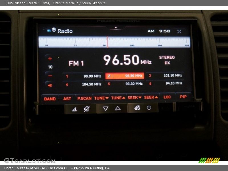 Granite Metallic / Steel/Graphite 2005 Nissan Xterra SE 4x4