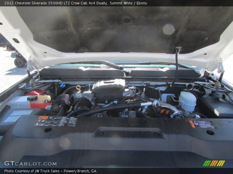 Summit White / Ebony 2012 Chevrolet Silverado 3500HD LTZ Crew Cab 4x4 Dually