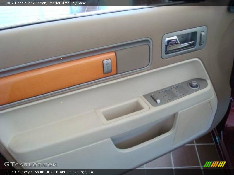 Merlot Metallic / Sand 2007 Lincoln MKZ Sedan
