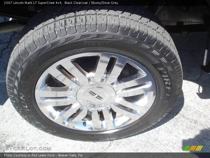 Black Clearcoat / Ebony/Dove Grey 2007 Lincoln Mark LT SuperCrew 4x4