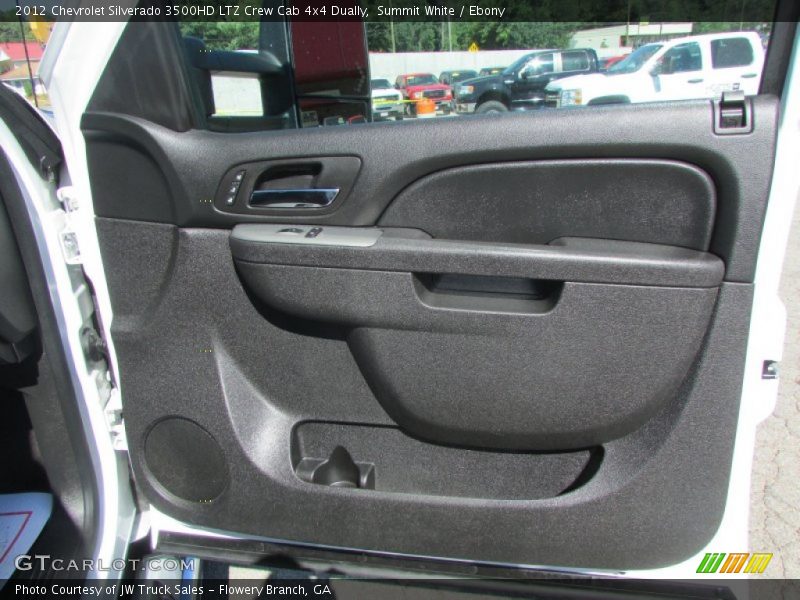 Summit White / Ebony 2012 Chevrolet Silverado 3500HD LTZ Crew Cab 4x4 Dually