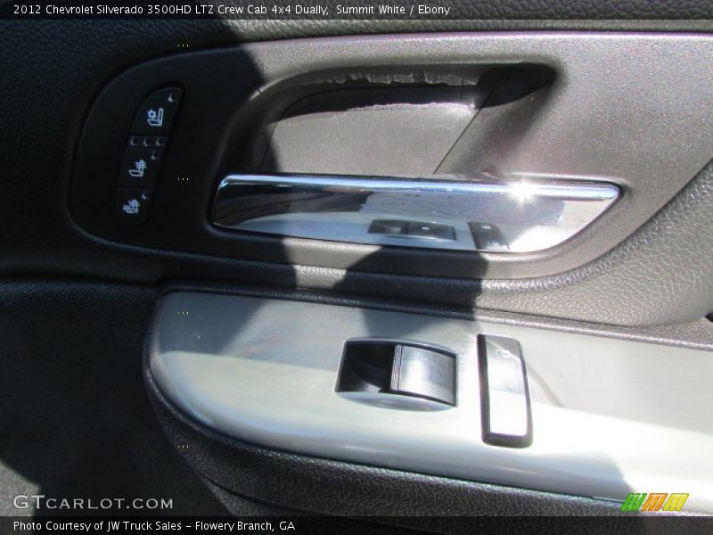 Summit White / Ebony 2012 Chevrolet Silverado 3500HD LTZ Crew Cab 4x4 Dually