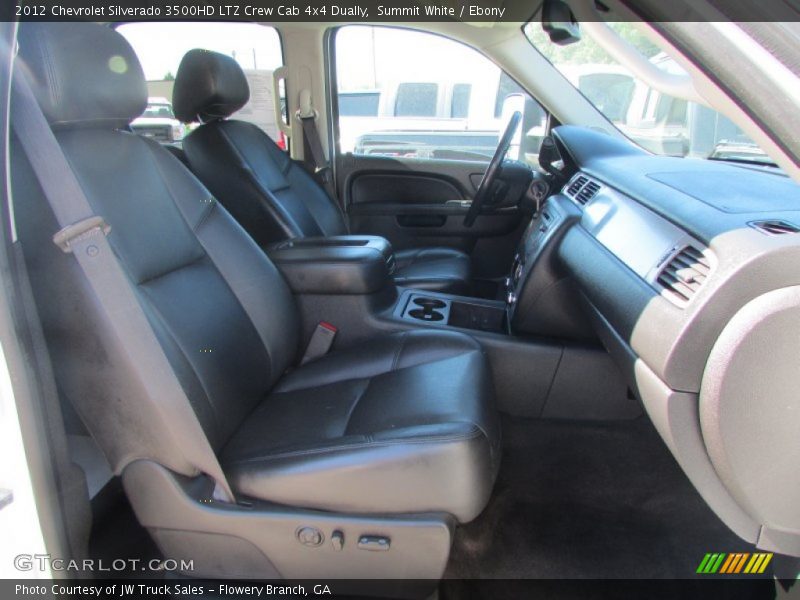 Summit White / Ebony 2012 Chevrolet Silverado 3500HD LTZ Crew Cab 4x4 Dually